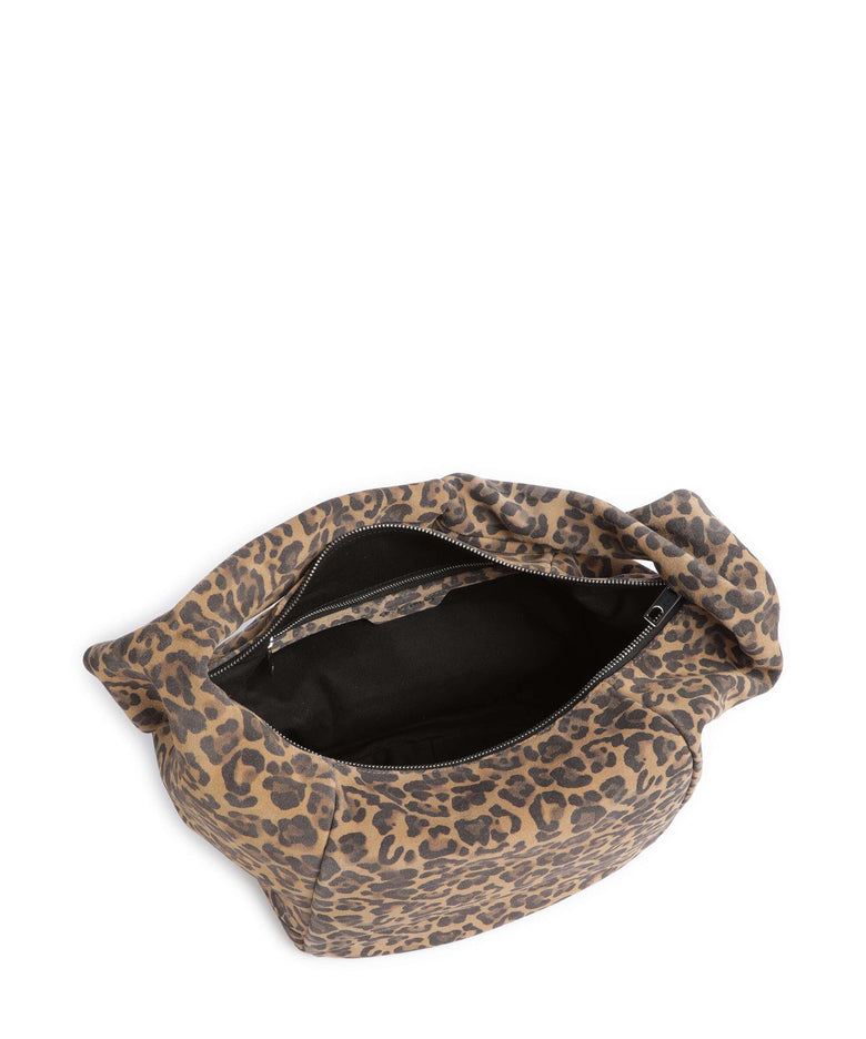 Liebeskind Farrah Suede Leo M Hobo bag beige