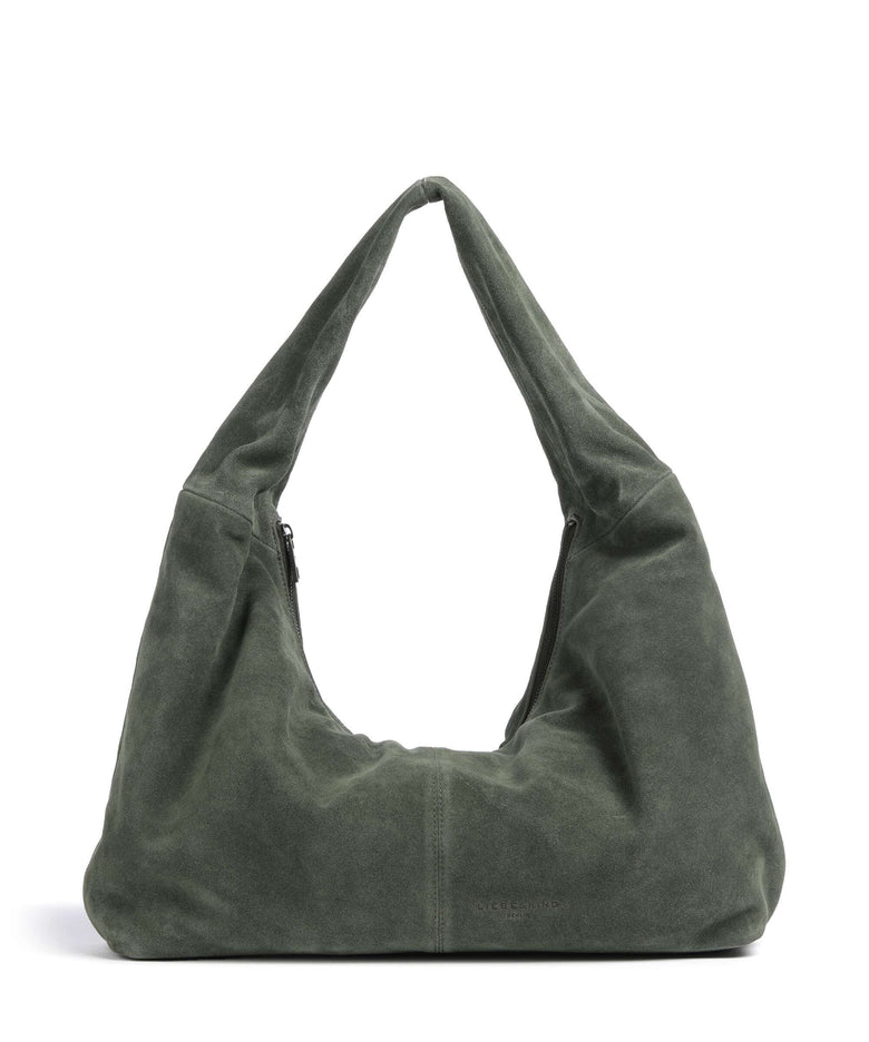Liebeskind Bo Suede L Hobo bag forest