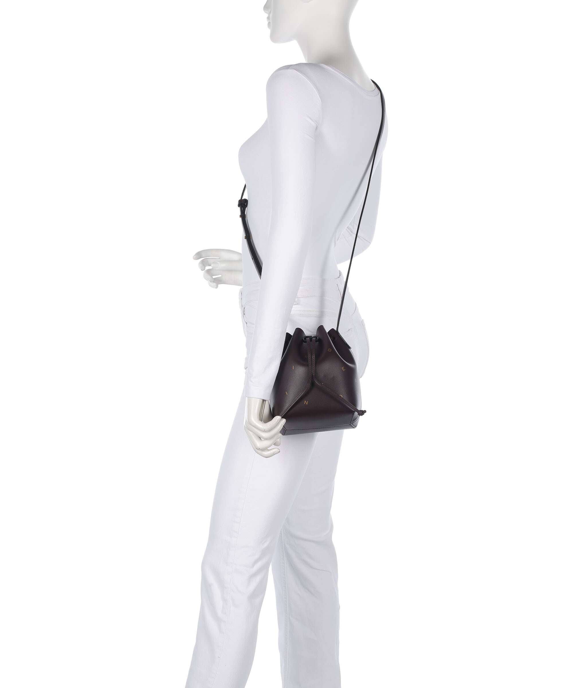 Liebeskind Soft Nappa S Bucket bag burgundy