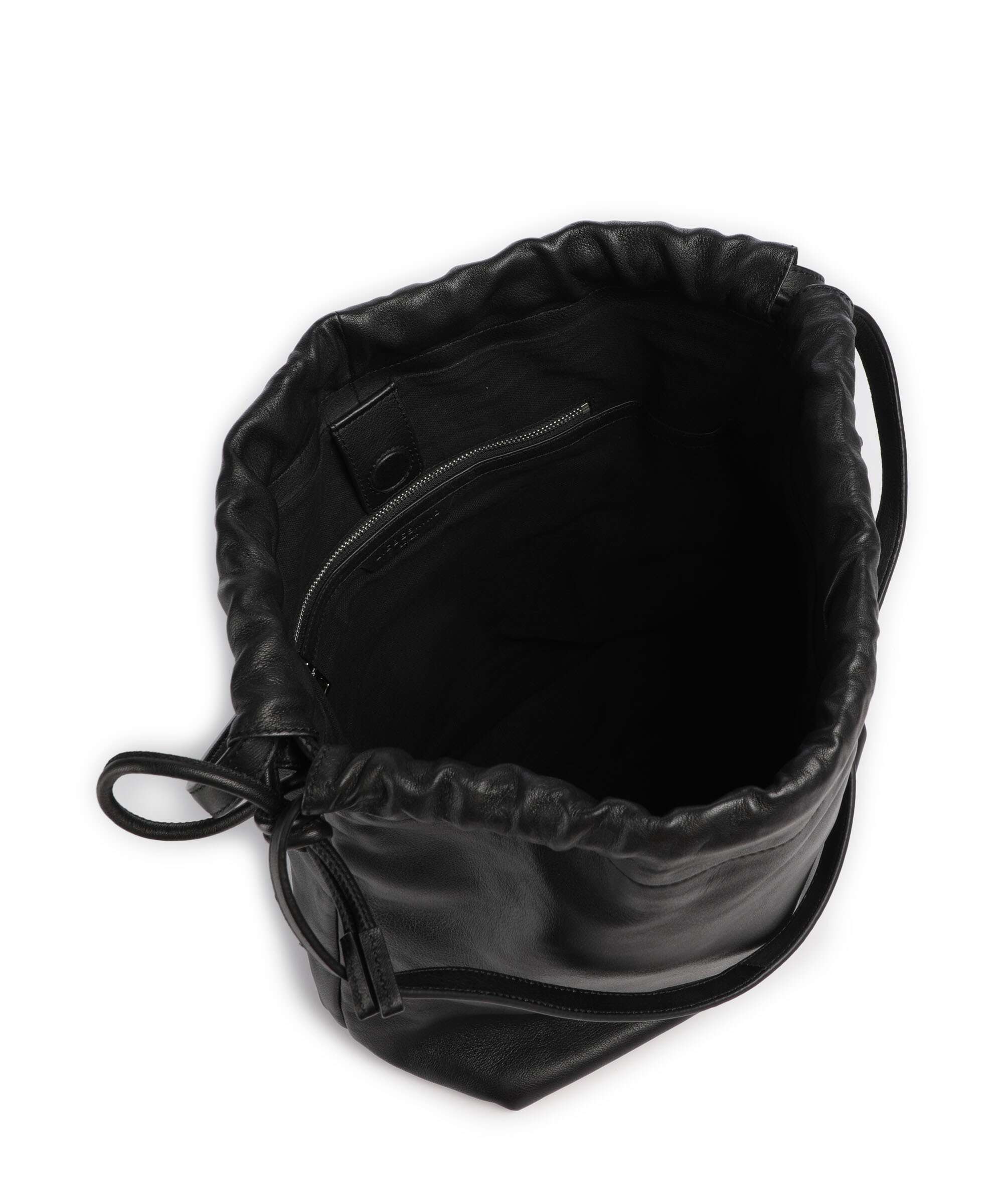 Liebeskind Lya Sheep Natural M Bucket bag black