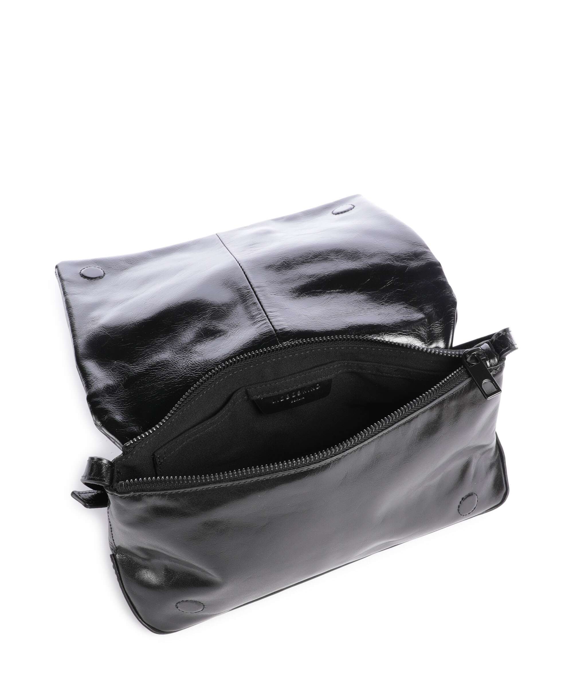 Liebeskind Rive Paper Touch Crinkle S Crossbody bag black