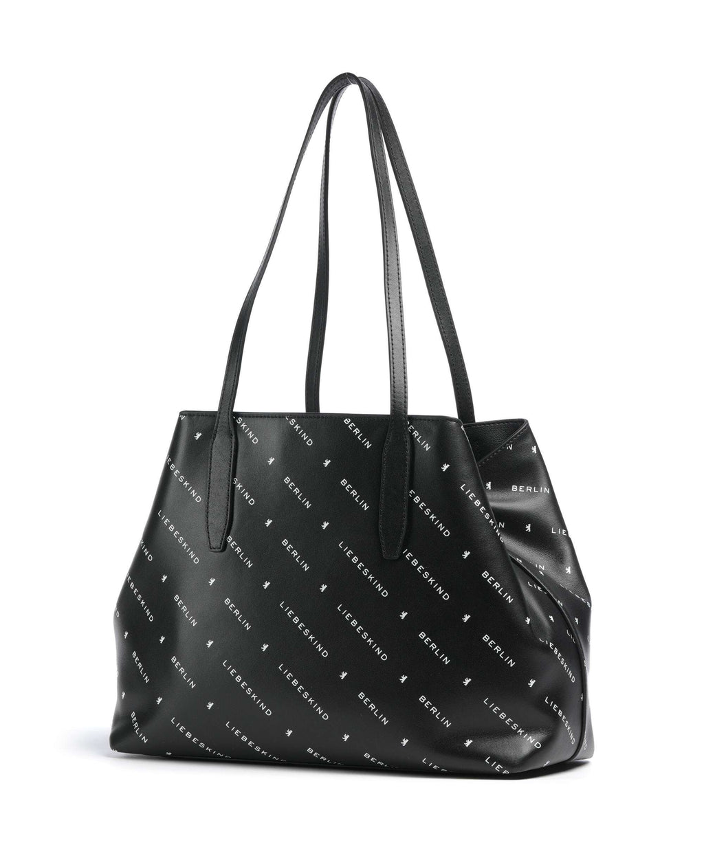 Liebeskind Monogram Soft Nappa M Tote bag black