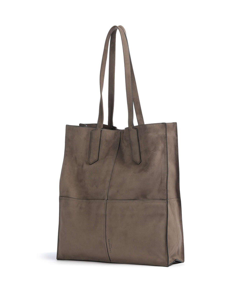 Liebeskind Amy Vegan Suede L Tote bag neutral grey