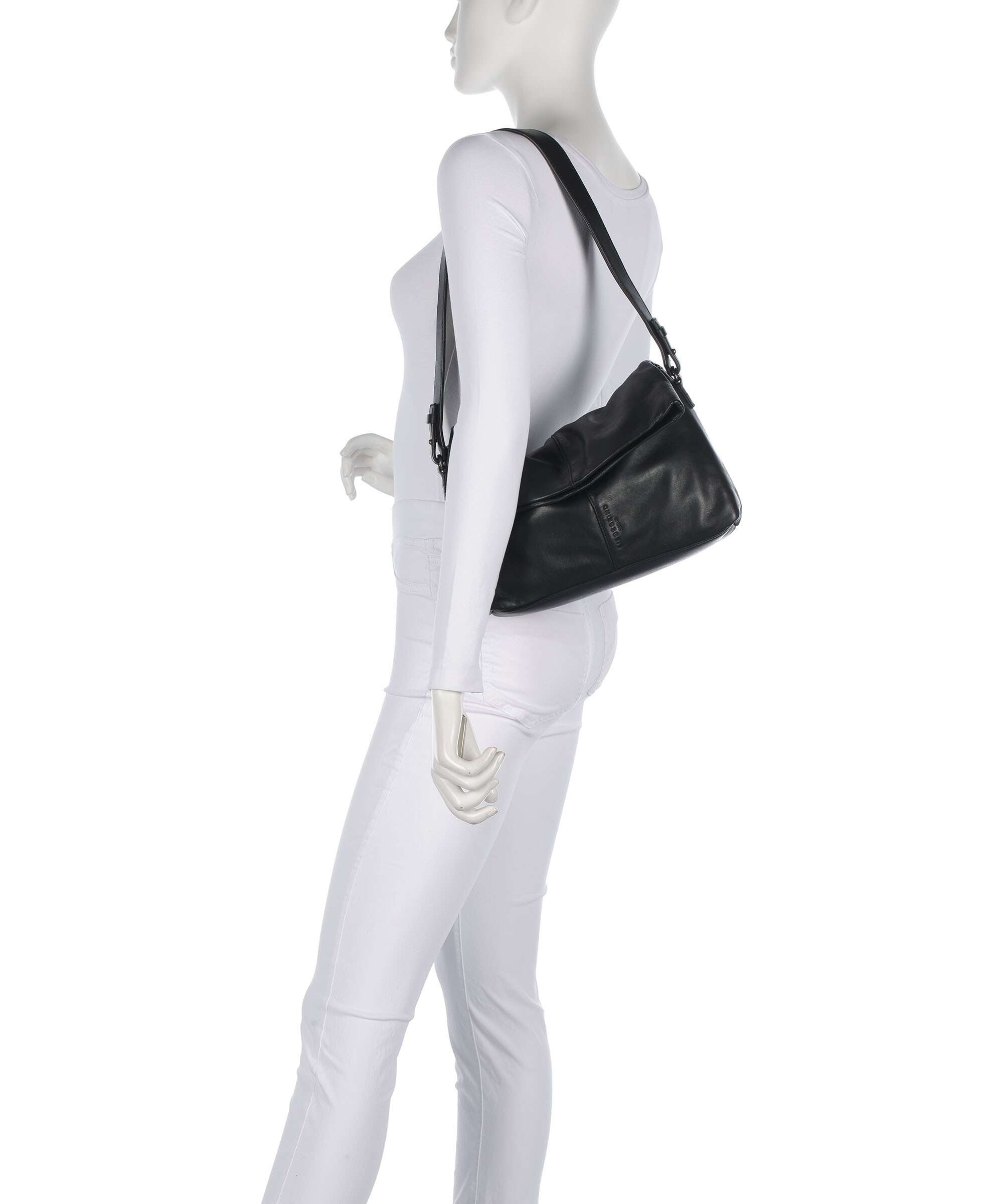 Liebeskind Fiona Sheep Natural S Hobo bag black