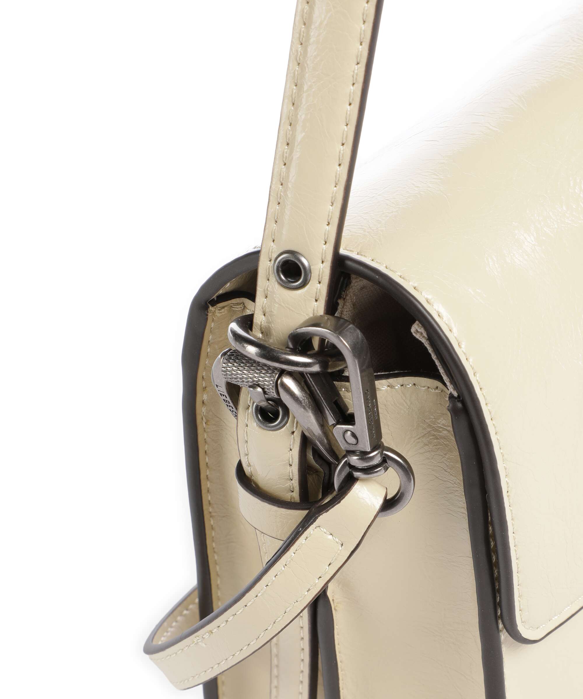 Liebeskind Audrey Recycled Lack Distressed S Shoulder bag biscotti