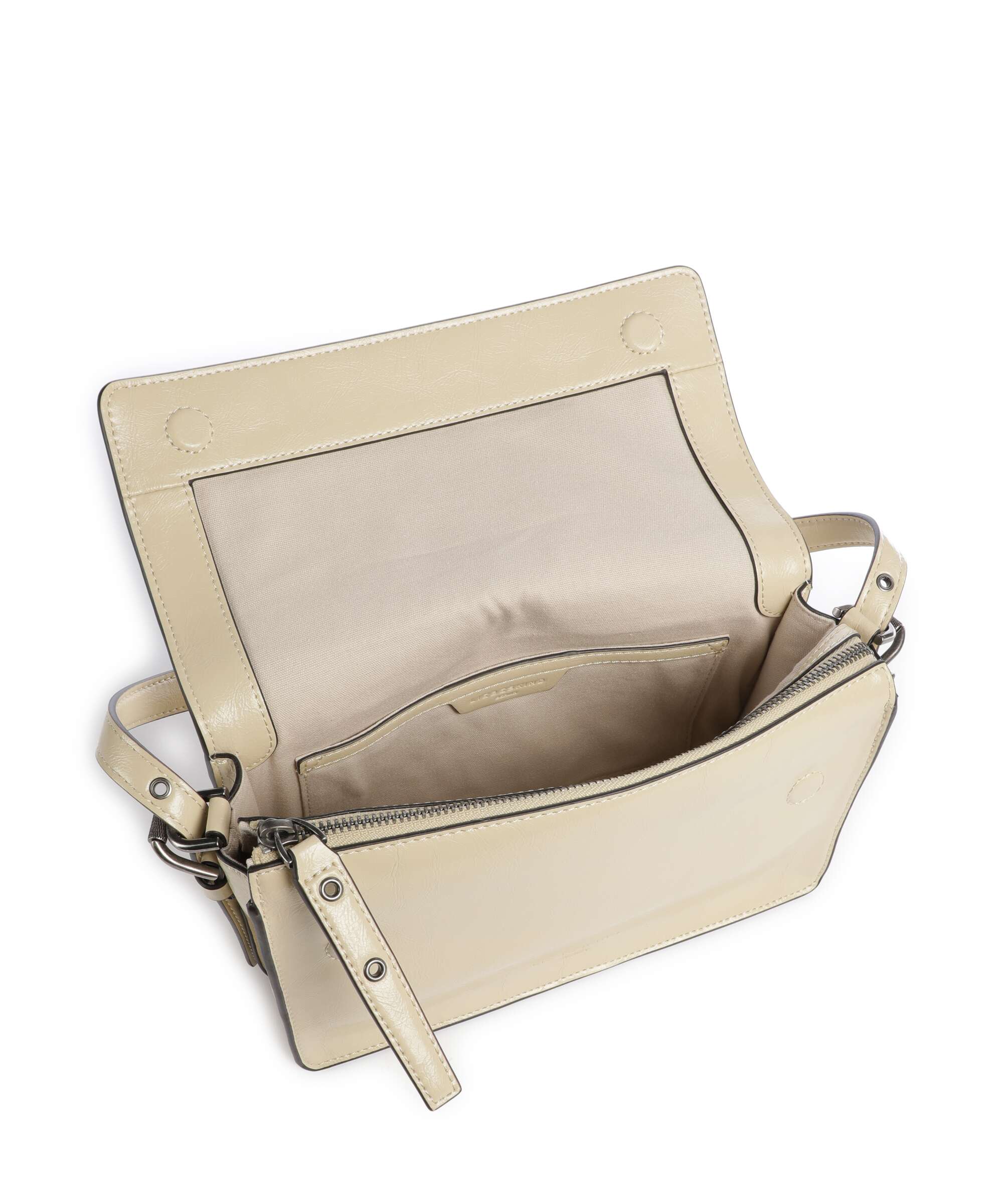 Liebeskind Audrey Recycled Lack Distressed S Shoulder bag biscotti