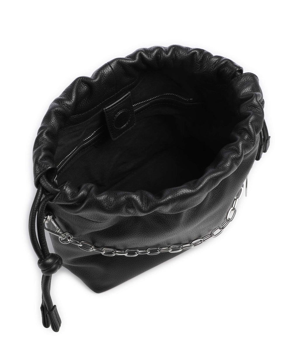 Liebeskind Lya II Small Pebble S Bucket bag black