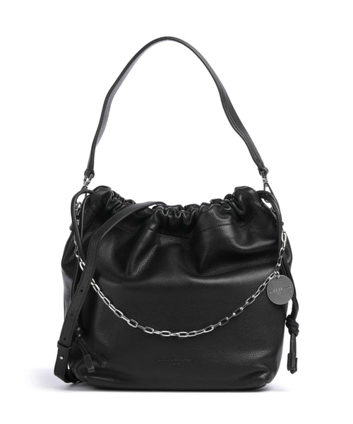 Liebeskind Lya II Small Pebble M Bucket bag black