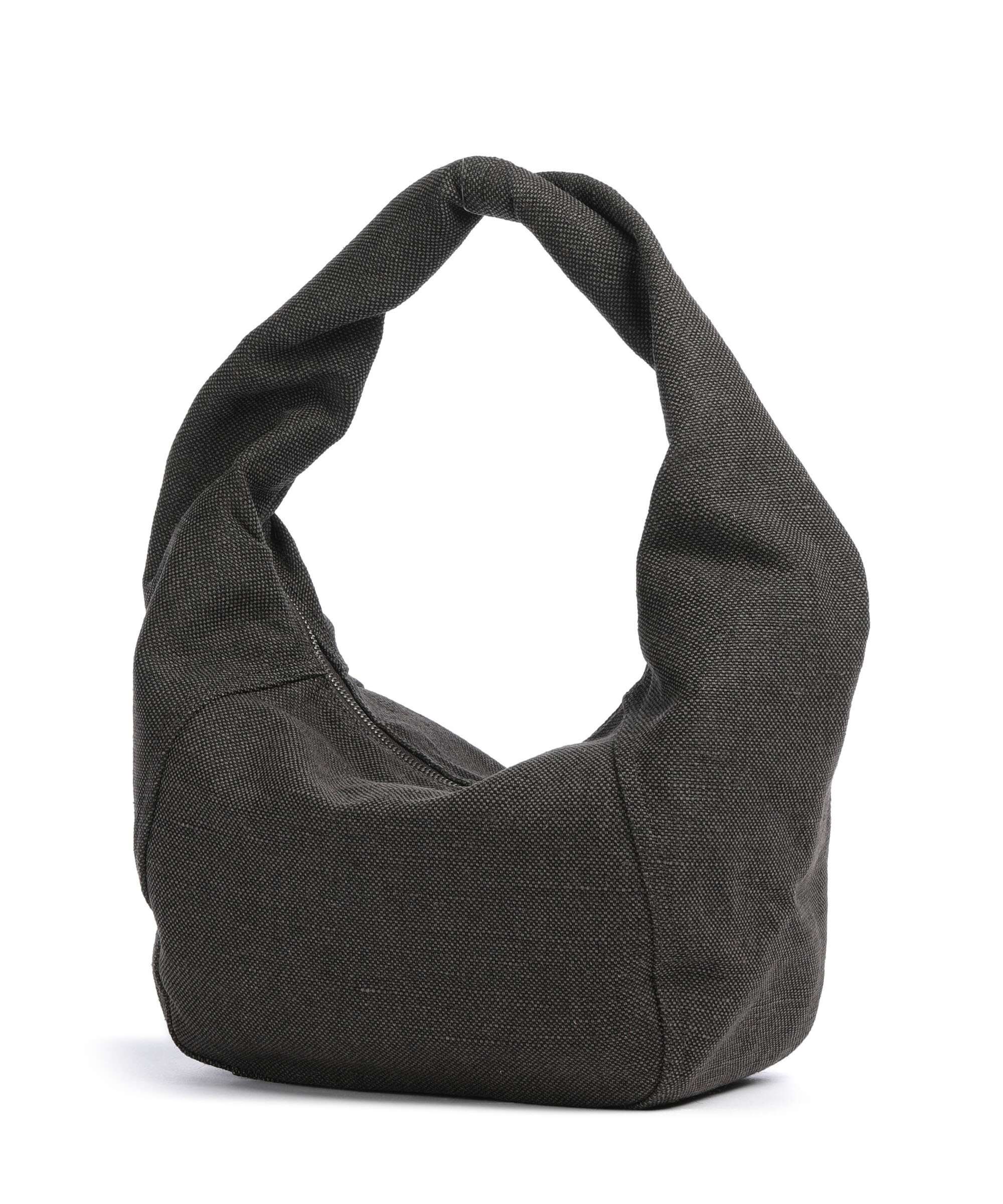 Liebeskind Farrah Heavy Canvas Washed M Hobo bag deep soil