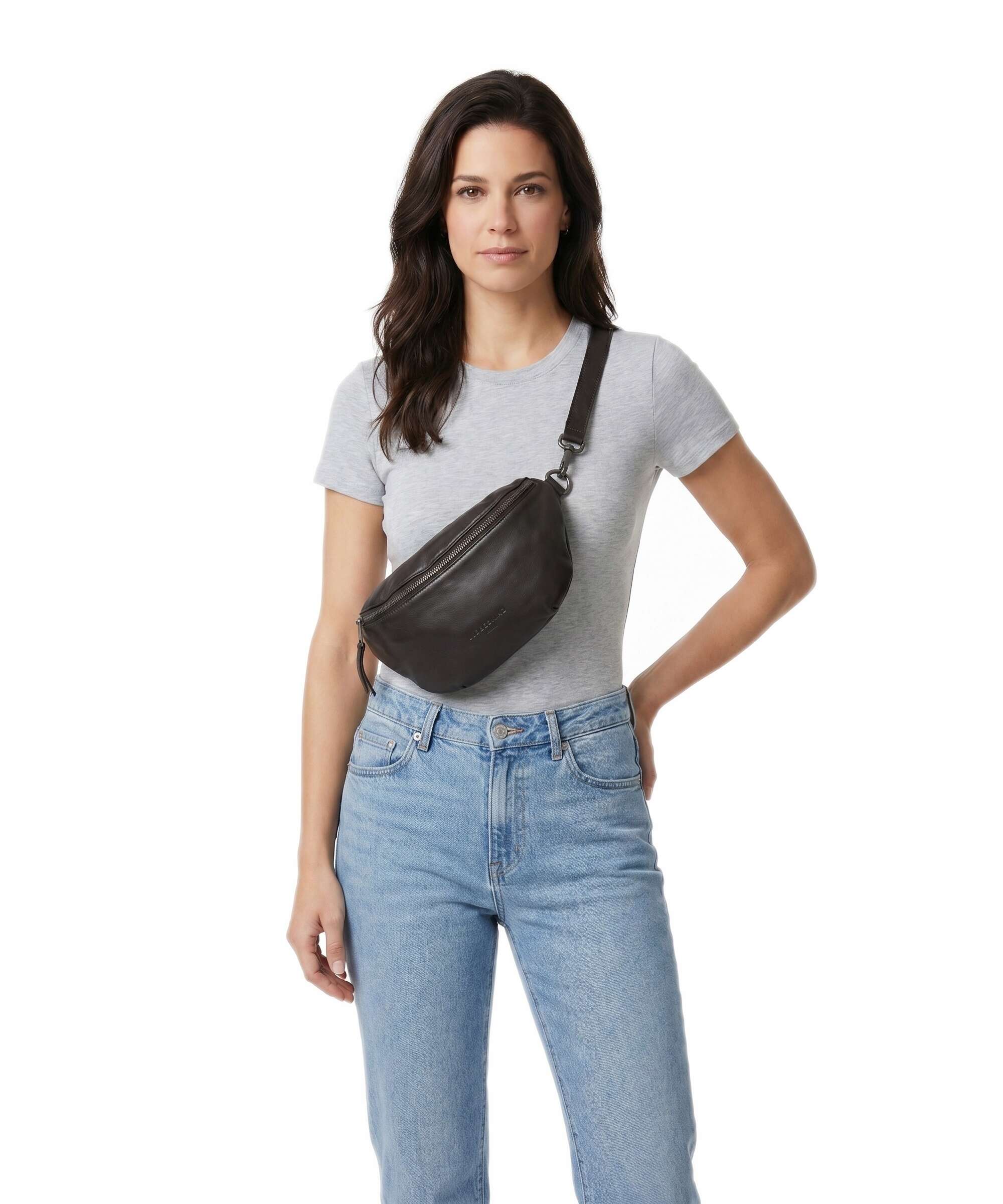 Liebeskind Tavia Sheep Natural Belt bag deep soil