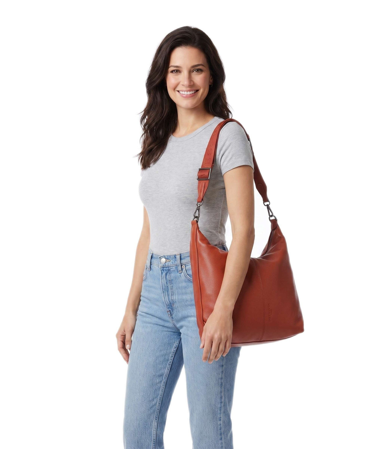 Liebeskind Paris Small Pebble M Hobo bag red rock