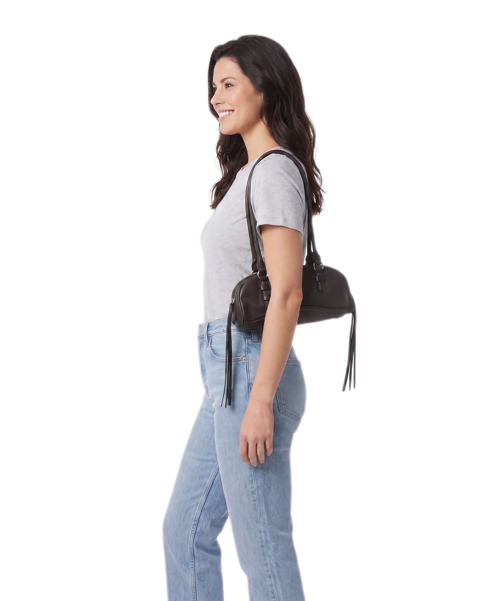 Liebeskind Capri Cow Naturale S Shoulder bag deep soil