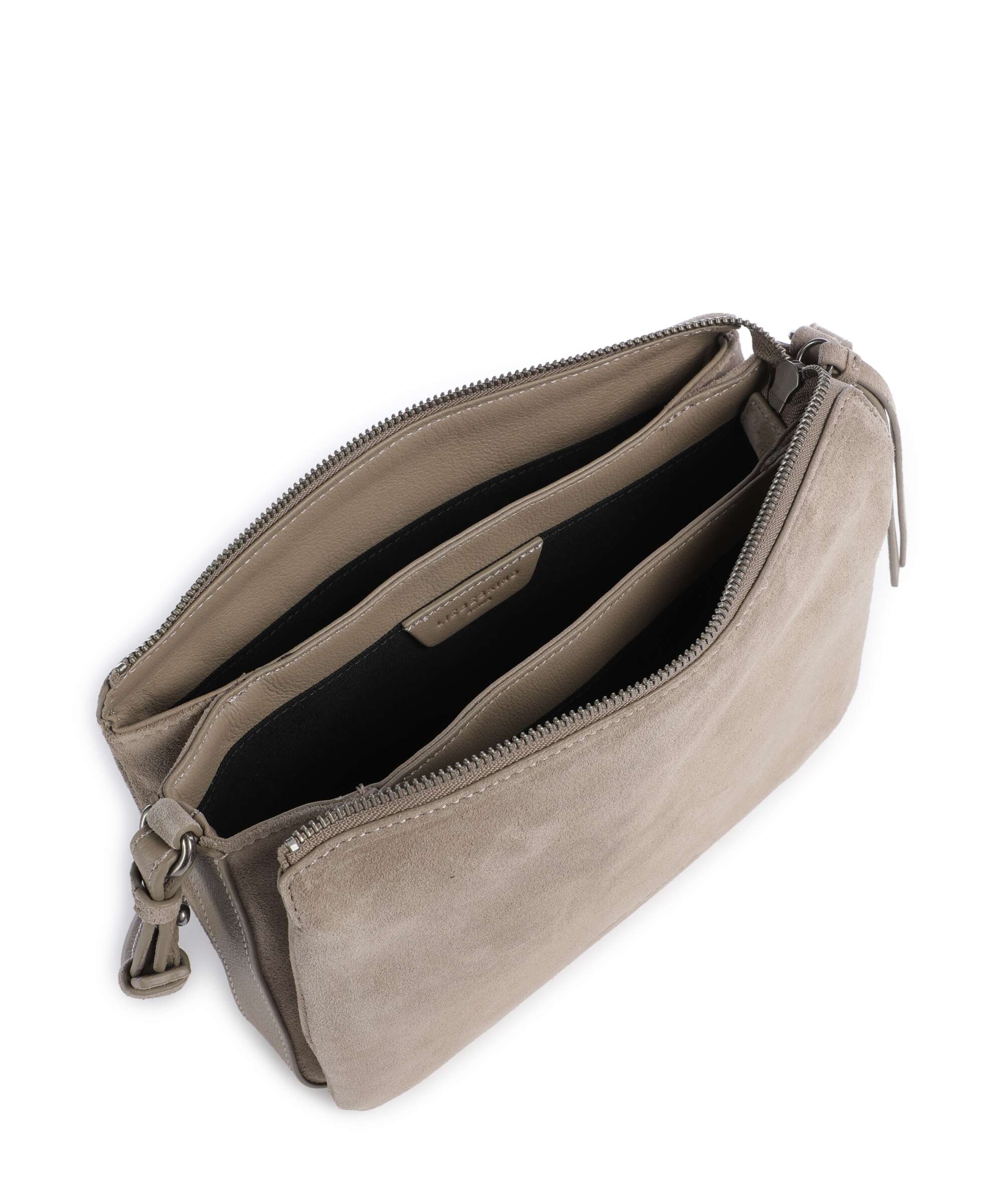 Liebeskind Nina Hydro Suede M Crossbody bag neutral grey