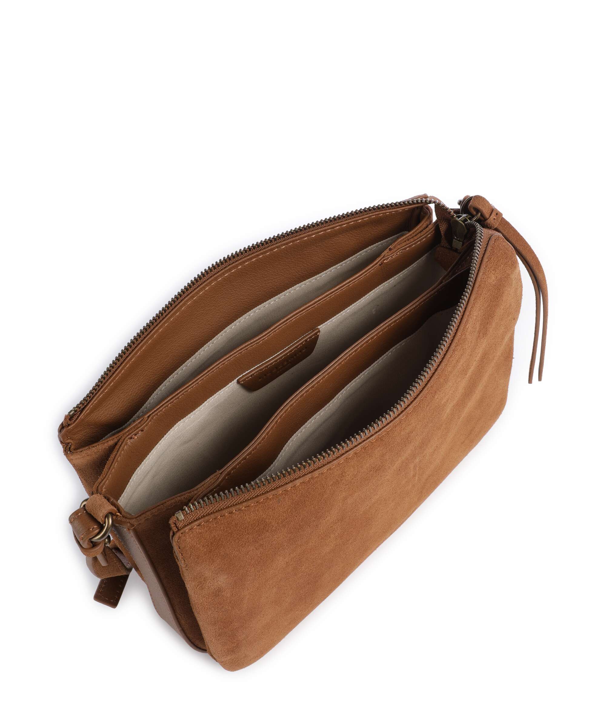 Liebeskind Nina Hydro Suede M Crossbody bag brown