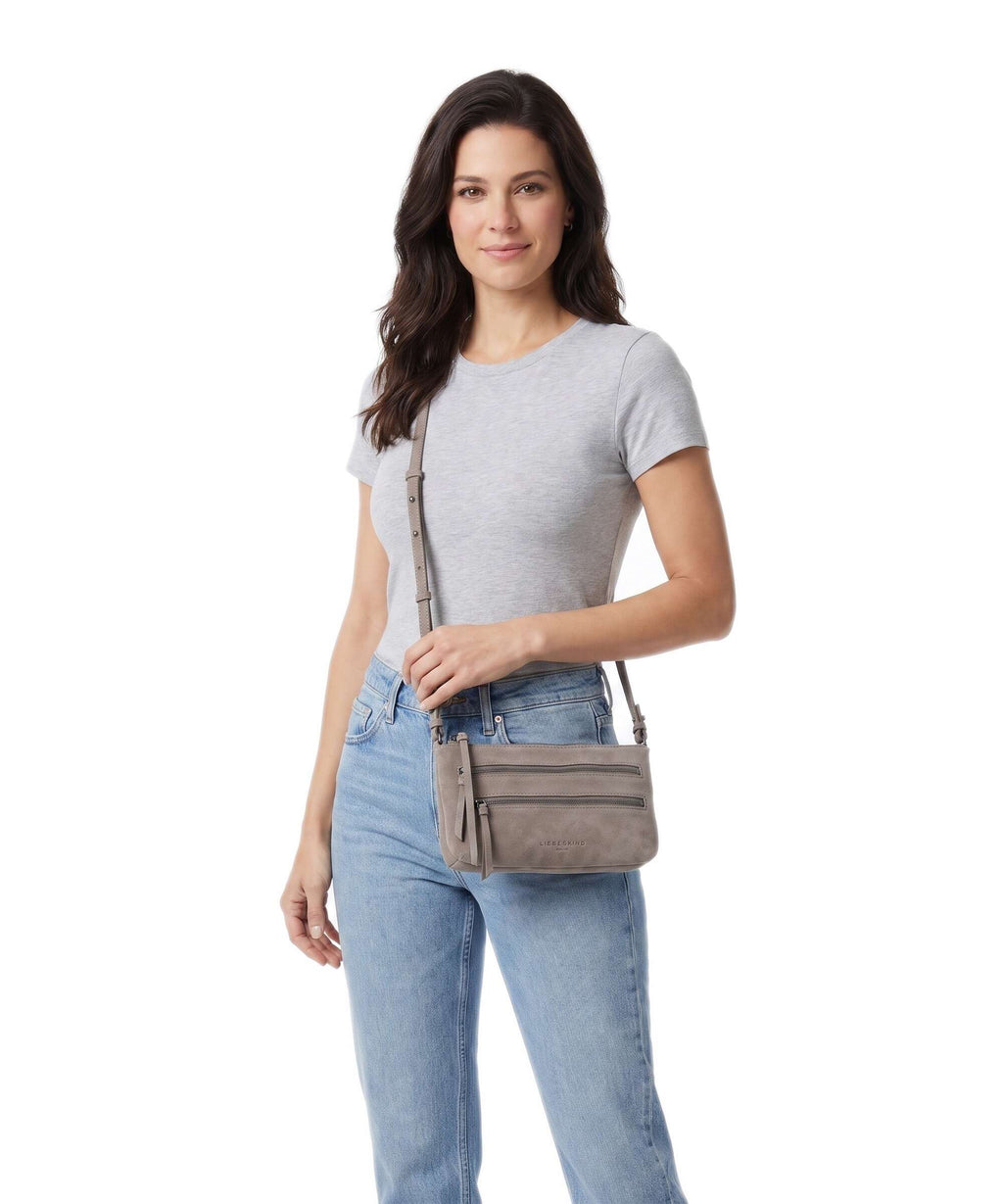 Liebeskind Zena Hydro Suede S Crossbody bag neutral grey