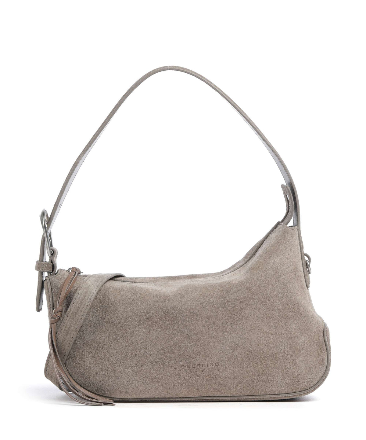 Liebeskind Ines Suede M Shoulder bag neutral grey