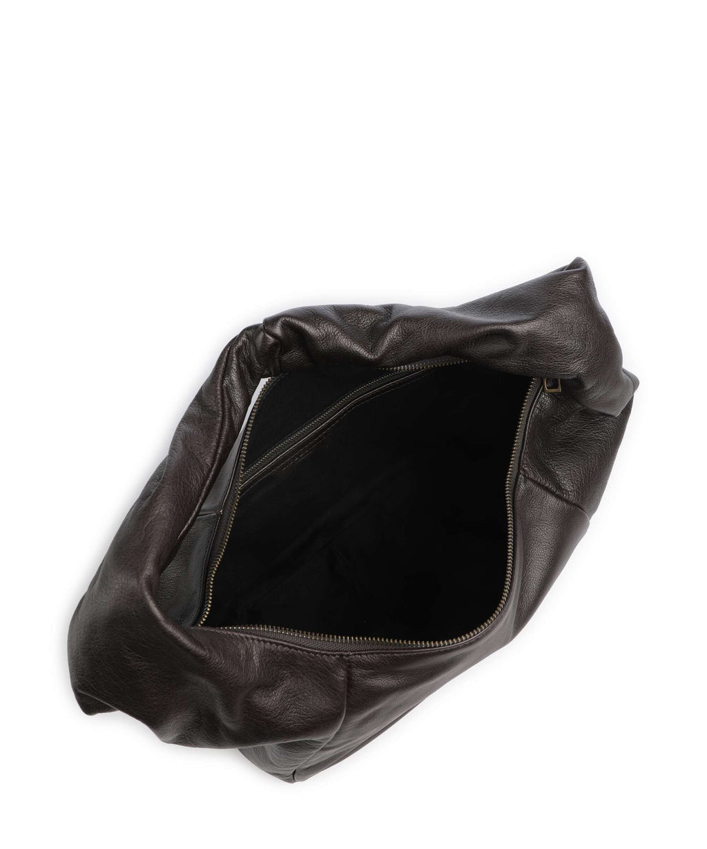 Liebeskind Farrah II Yak 3D M Hobo bag deep soil