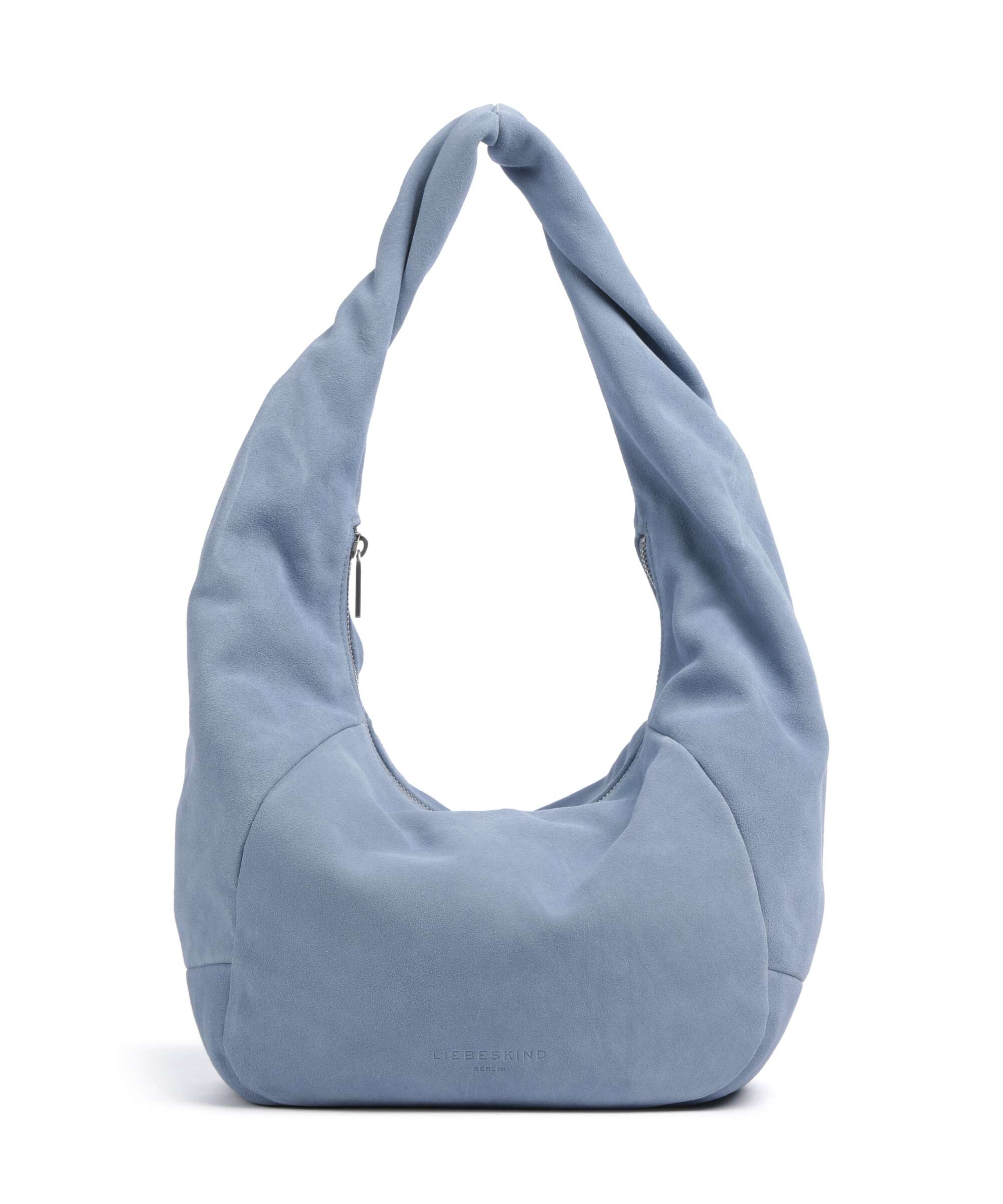Liebeskind Farrah II Hydro Suede M Hobo bag flower blue
