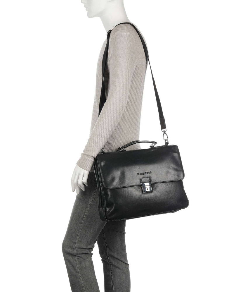 Bugatti Romano Briefcase schwarz