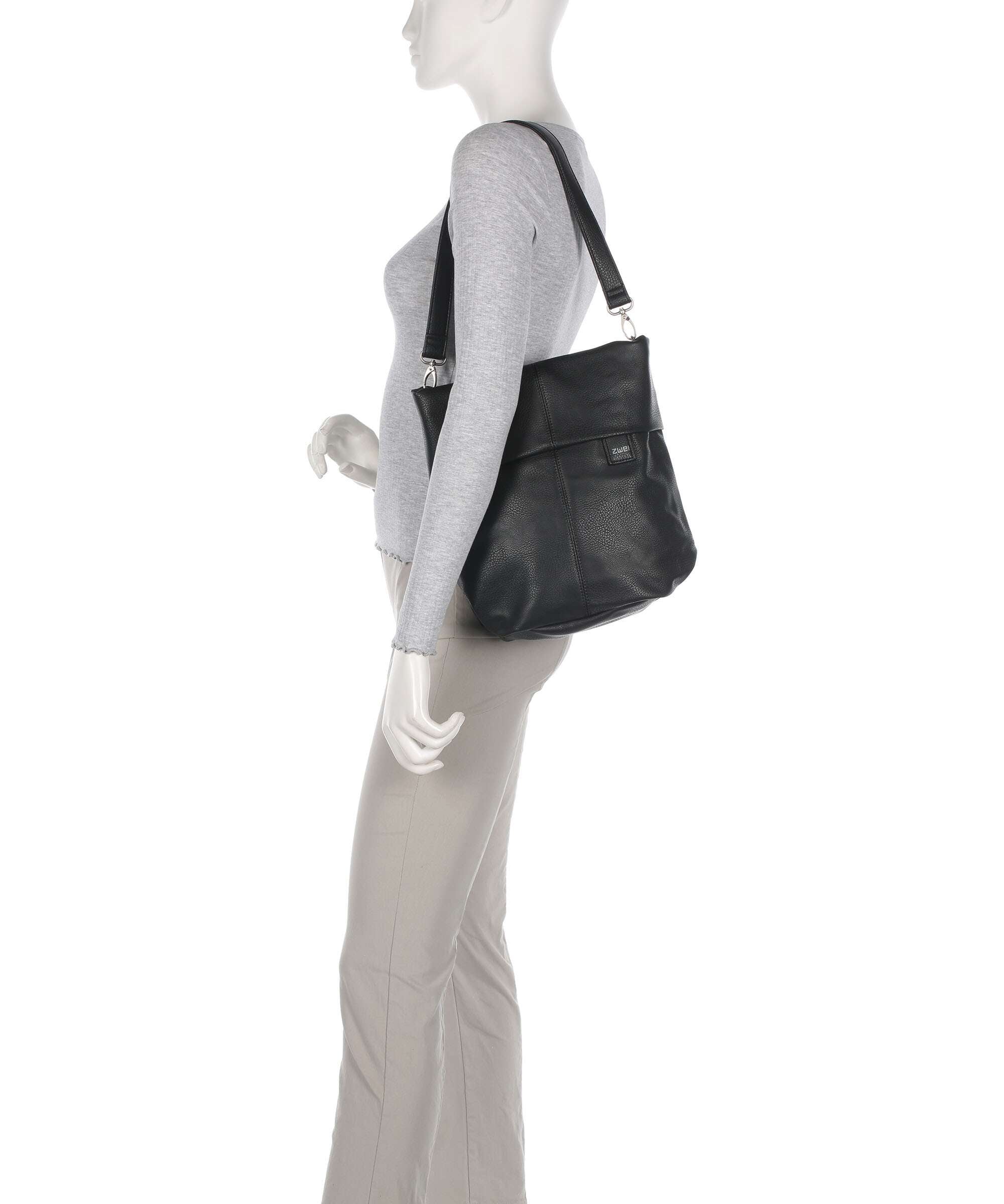 Zwei Mademoiselle.M M90 Hobo bag noir