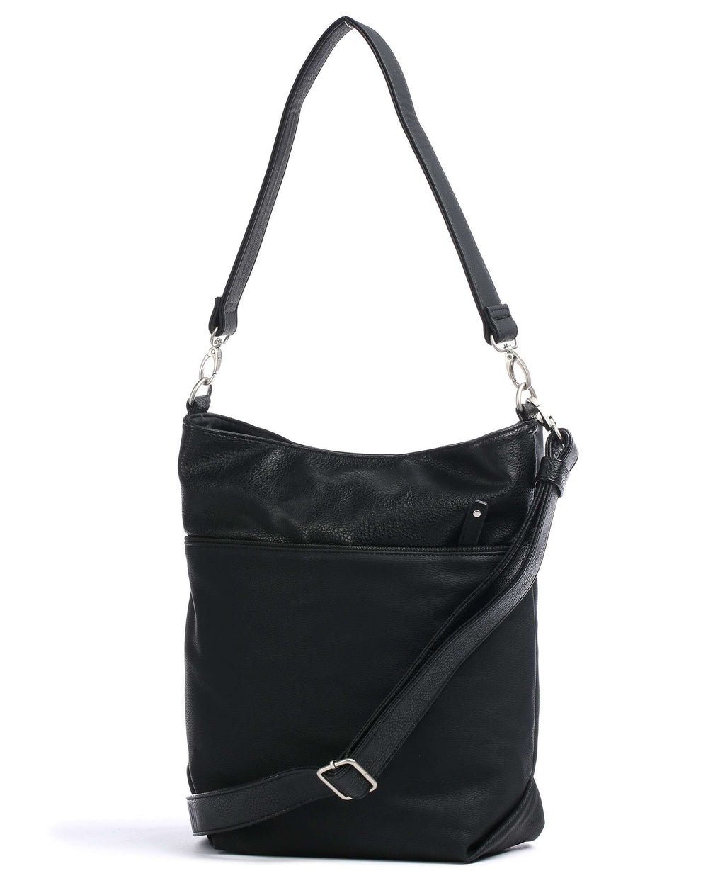 Zwei Jana J12 Hobo bag nubuk black