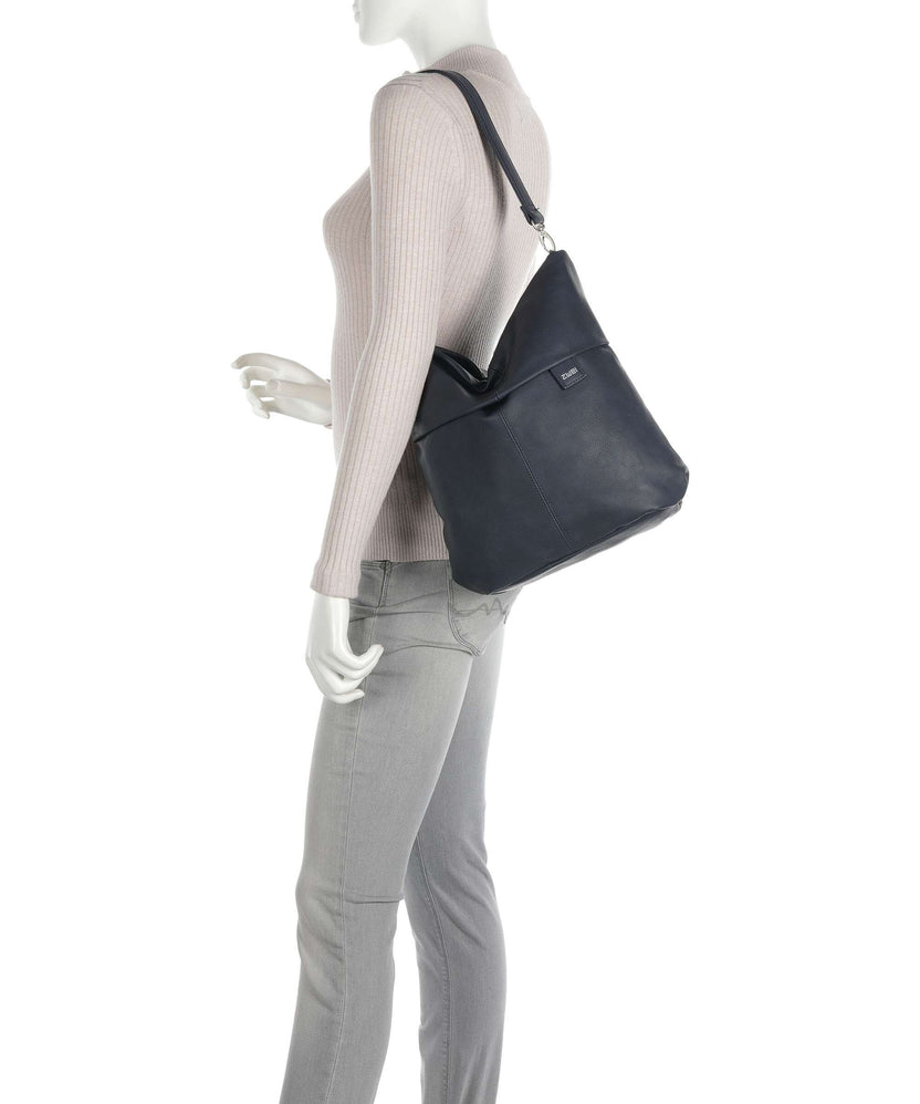 Zwei Mademoiselle.M M12 Hobo bag nubuk ink