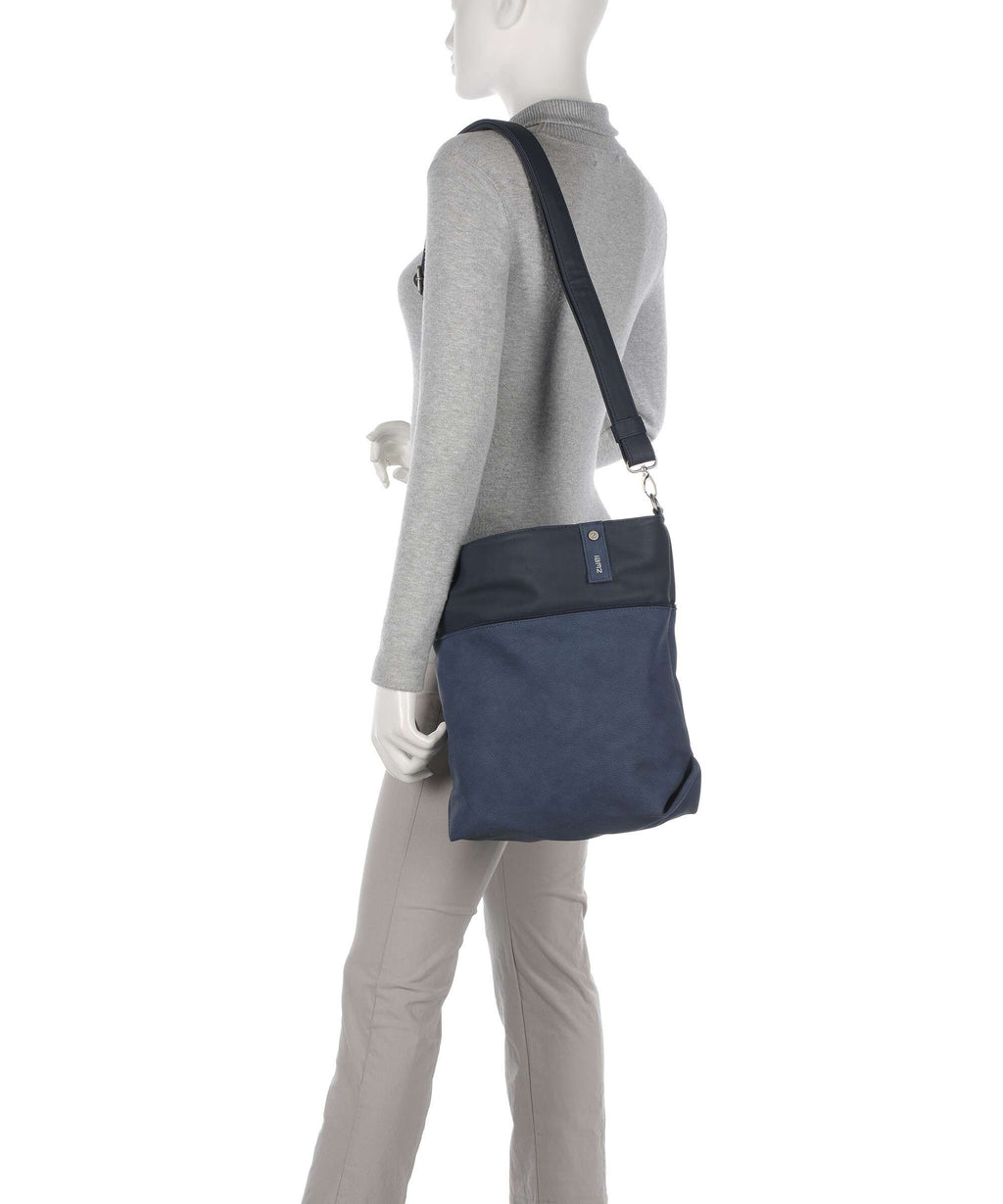 Zwei Jana J12 Hobo bag nubuk ink