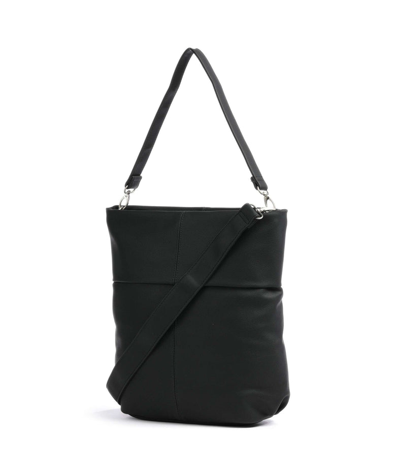 Zwei Mademoiselle M140 Hobo bag nubuk black