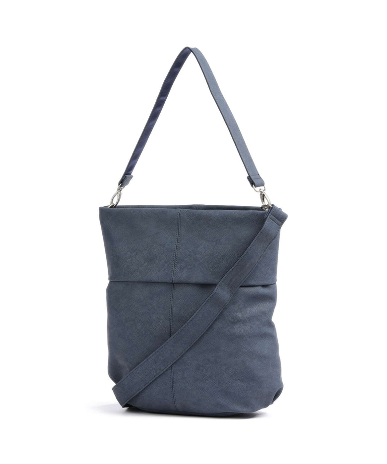 Zwei Mademoiselle.M M140 Hobo bag nubuk blue
