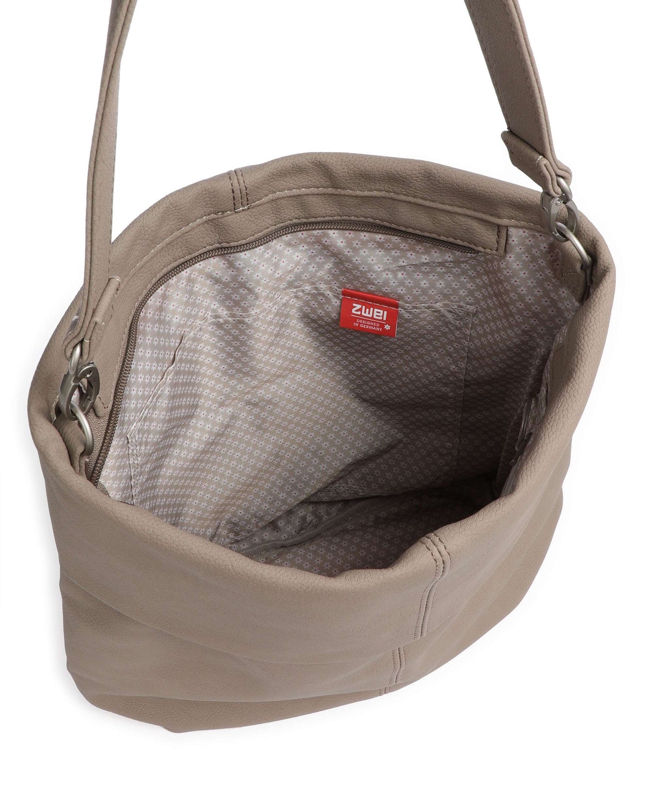 Zwei Mademoiselle.M M12 Hobo bag nubuk cappuccino