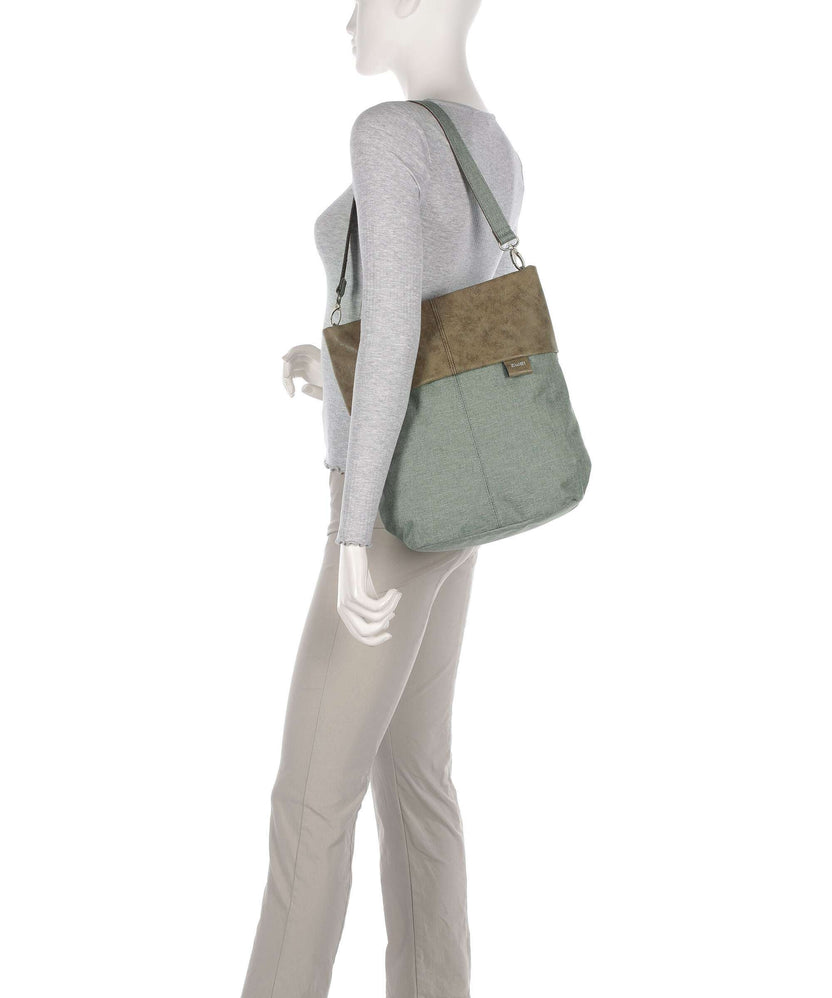 Zwei Olli OT12 Hobo bag eucalyptus
