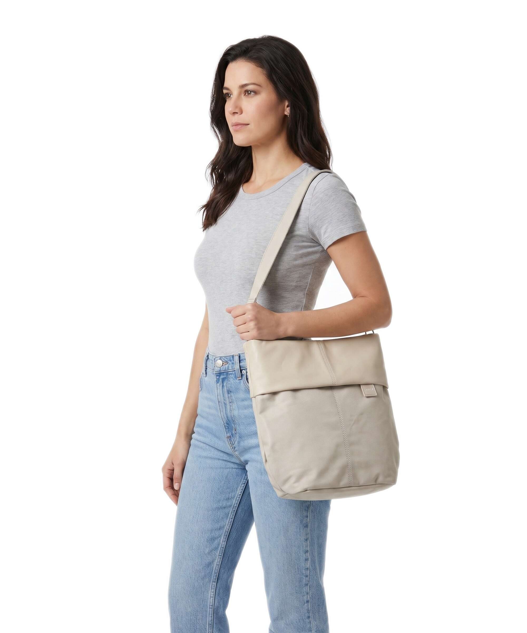 Zwei Olli OT12 Hobo bag linen