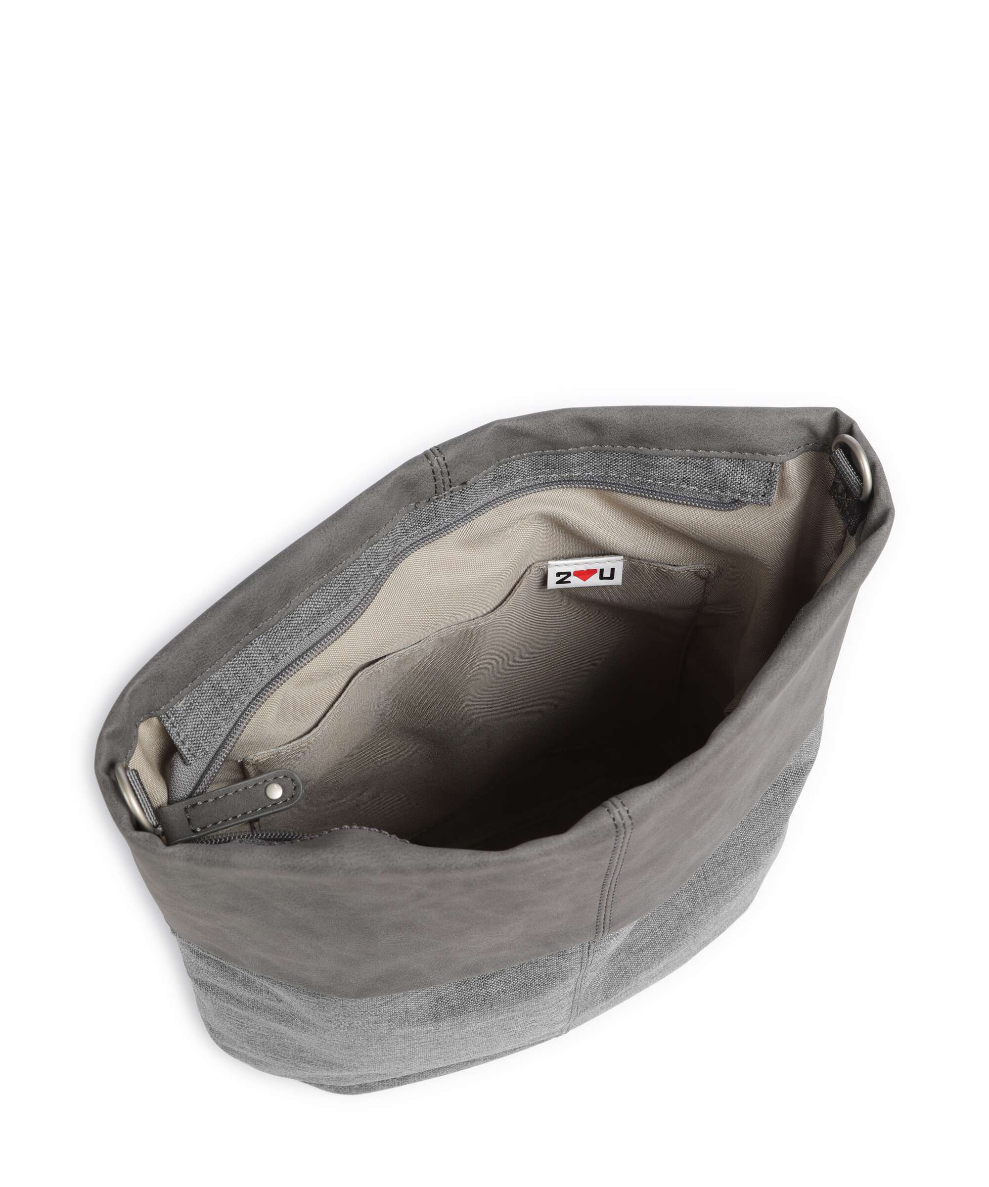 Zwei Olli OT12 Hobo bag grey