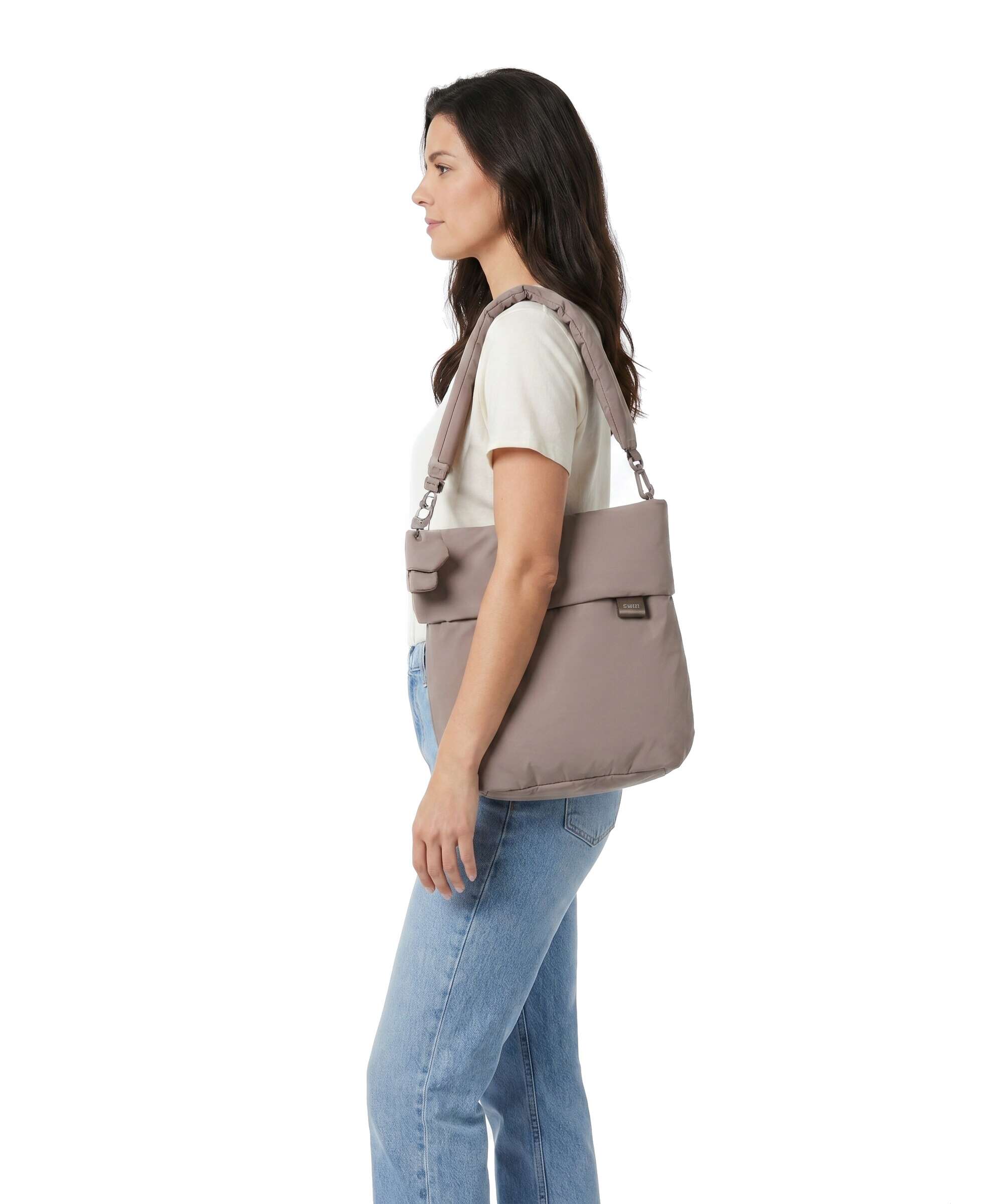Zwei Hannah HA12 Hobo bag cappuccino