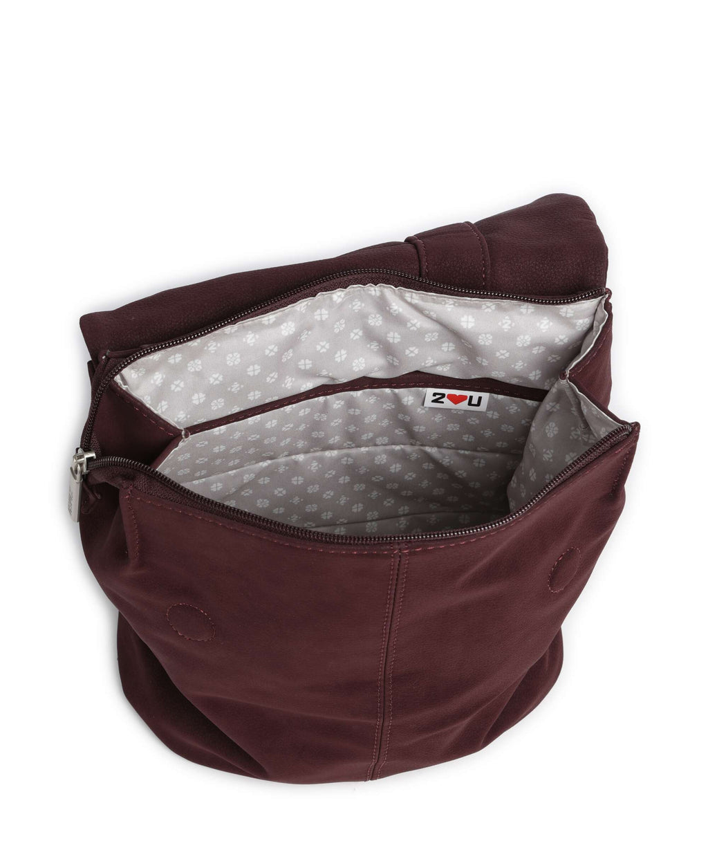 Zwei Mademoiselle.M MR8 Backpack nubuk/bordeaux