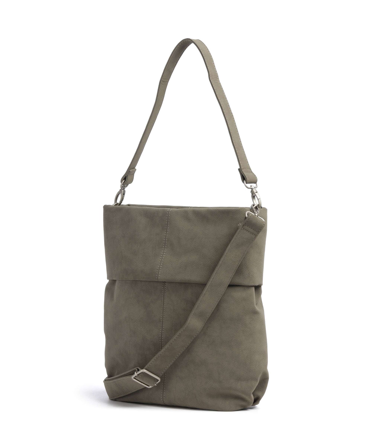 Zwei Mademoiselle.M M12 Hobo bag nubuk/mud