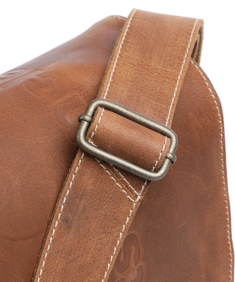 Aunts & Uncles Hunter Medium Judd Messenger bag vintage tan