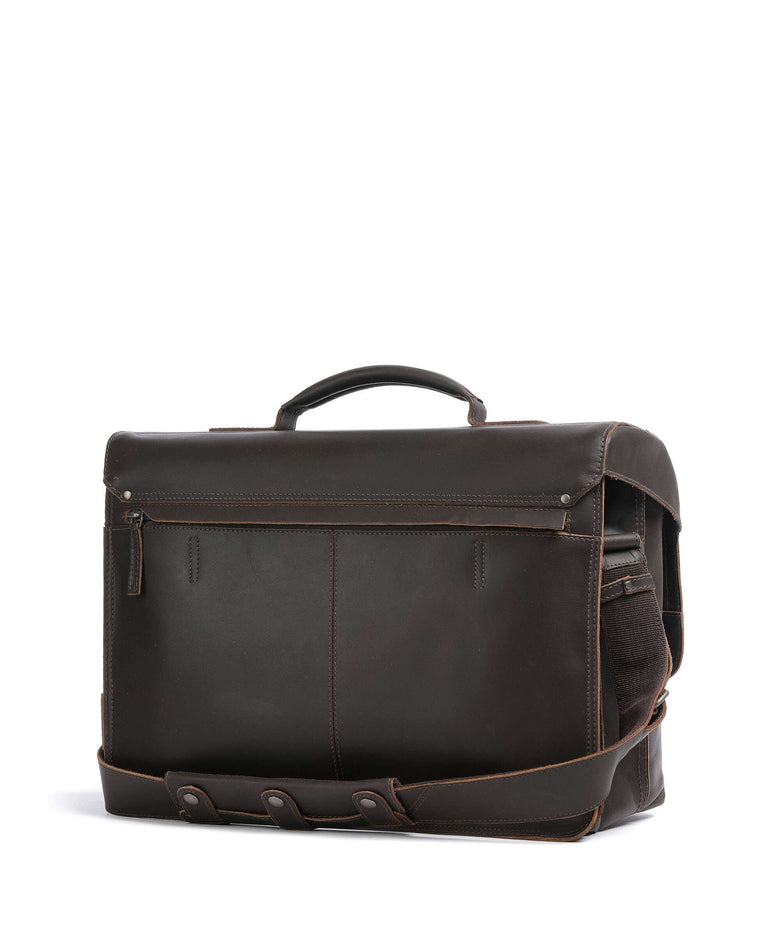 Aunts & Uncles Hunter Big Finn Briefcase vintage brown