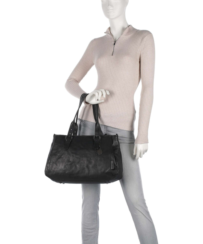 Aunts & Uncles Grandma's Luxury Club Mrs. Shortbread Tote bag black smoke