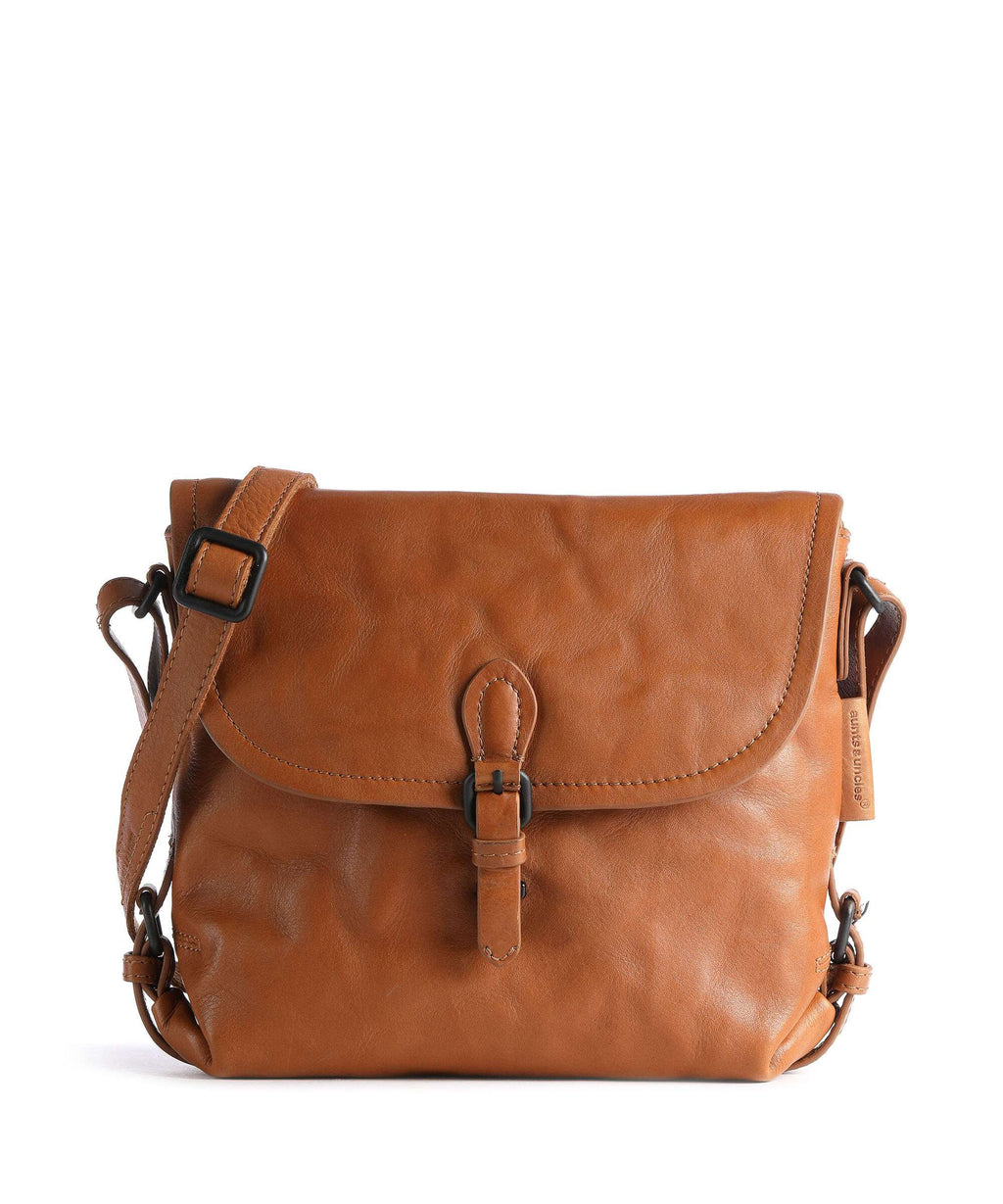 Aunts & Uncles Grandma's Luxury Club Mrs. Puff Pie Crossbody bag caramel