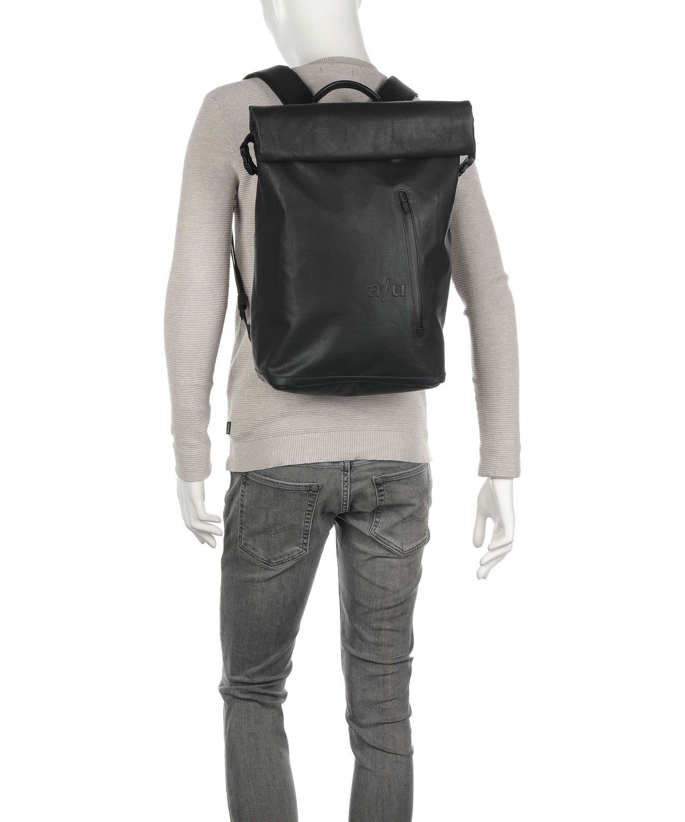 Aunts & Uncles Japan Fukui Rolltop backpack black