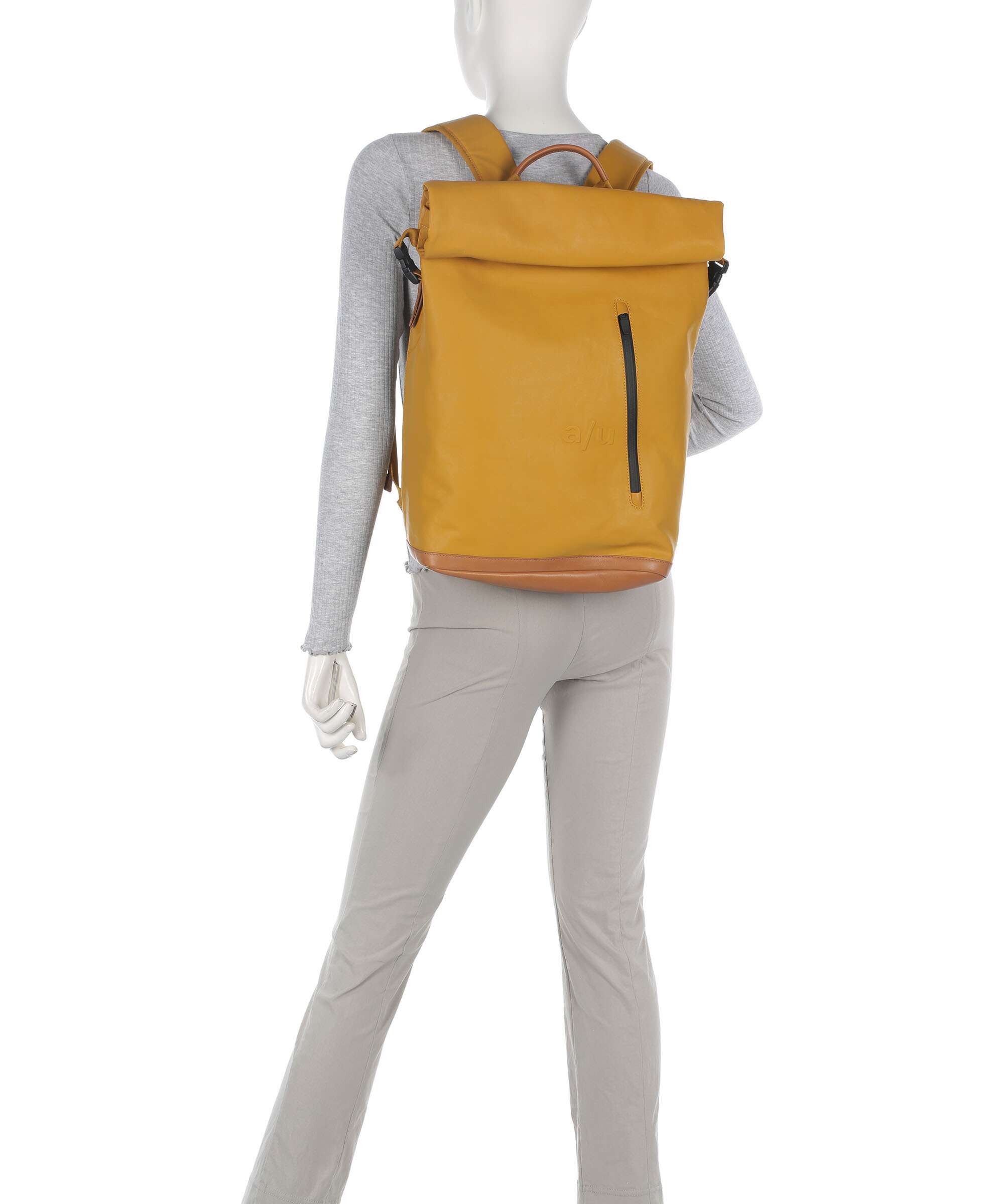 Aunts & Uncles Japan Fukui Rolltop backpack mustard
