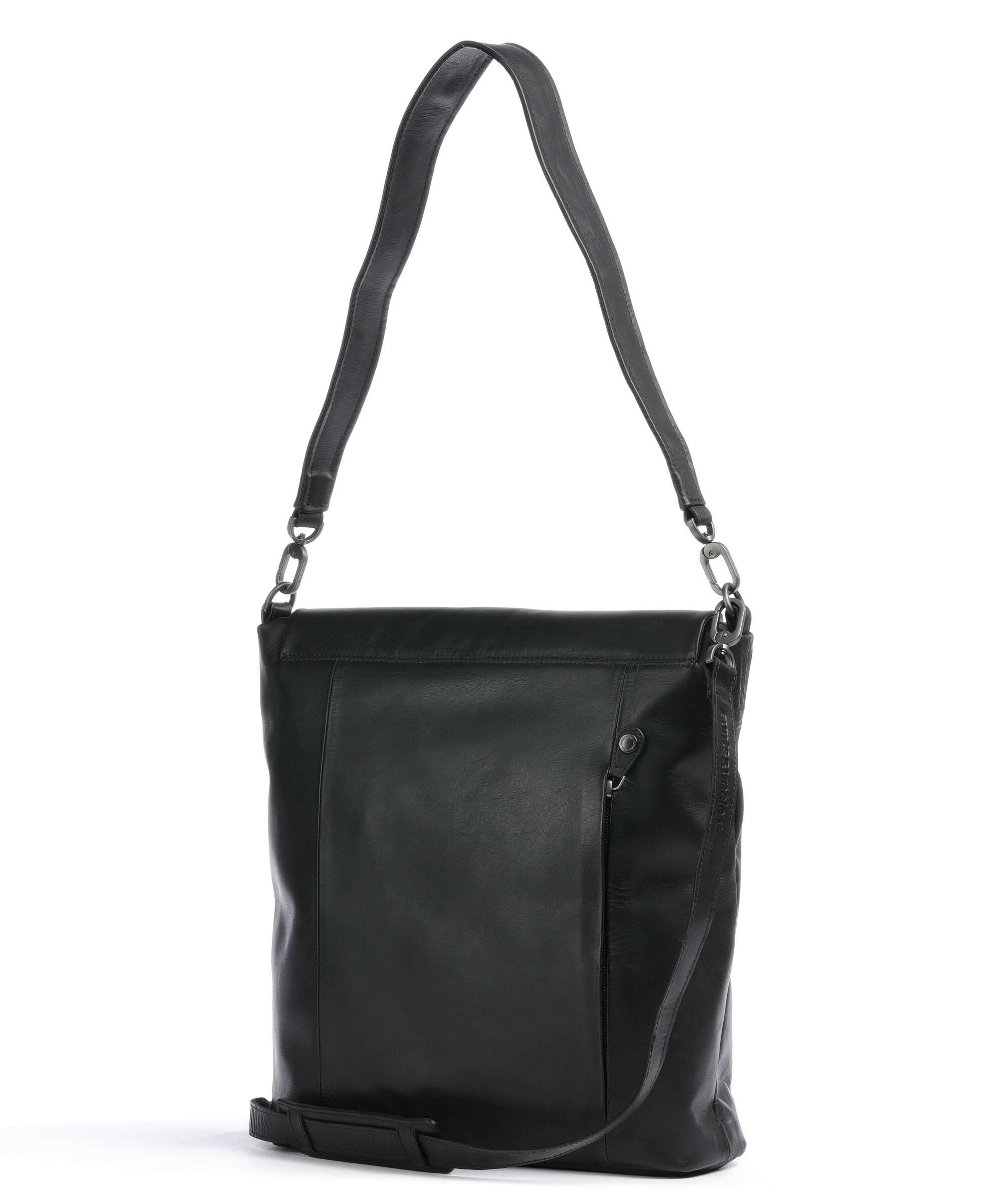 Aunts & Uncles Jamie's Orchard Lotus Hobo bag jet black
