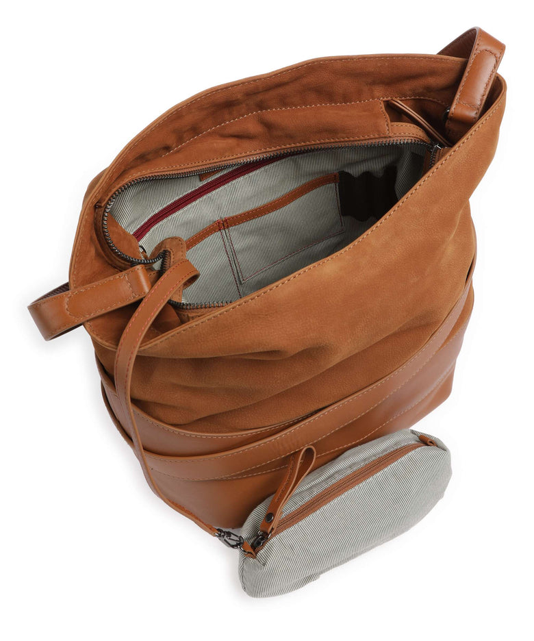 Aunts & Uncles Heavenly Meadow Daydream Hobo bag caramel
