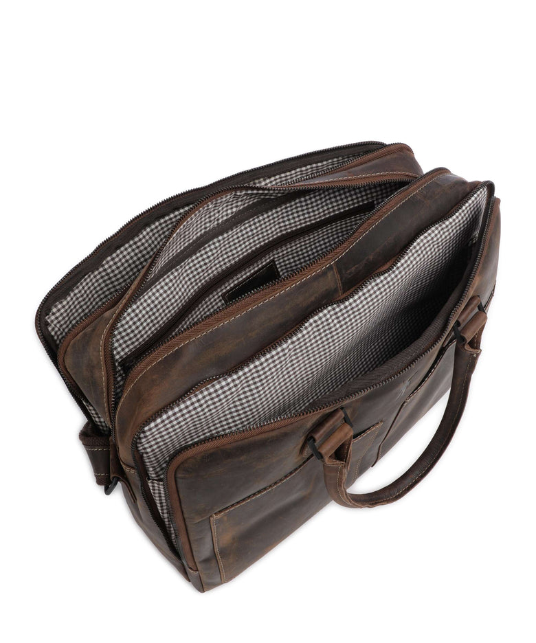Jack Kinsky Baltimore 7 Briefcase mokka