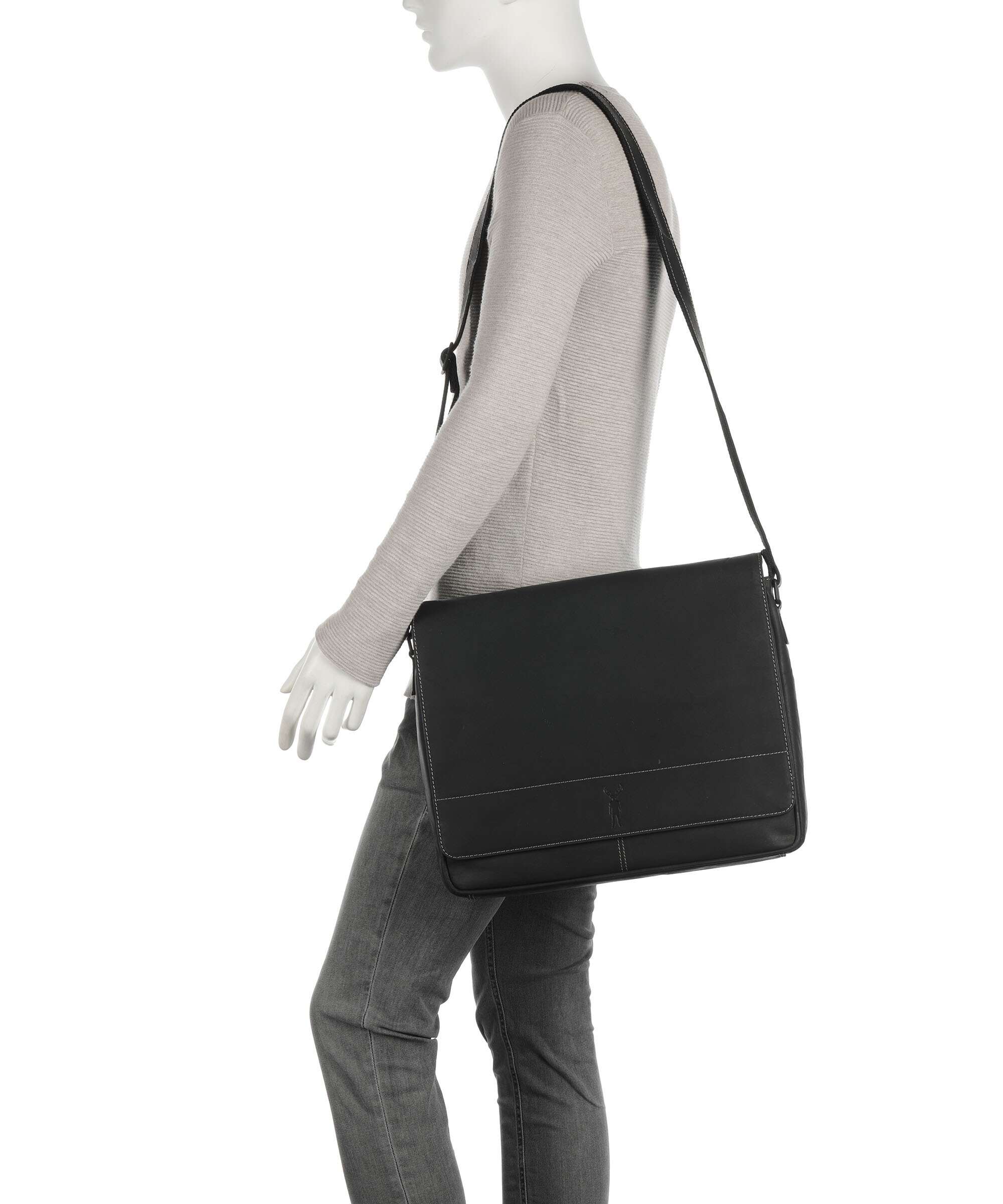Jack Kinsky Baltimore 5 Messenger bag anthrazit 