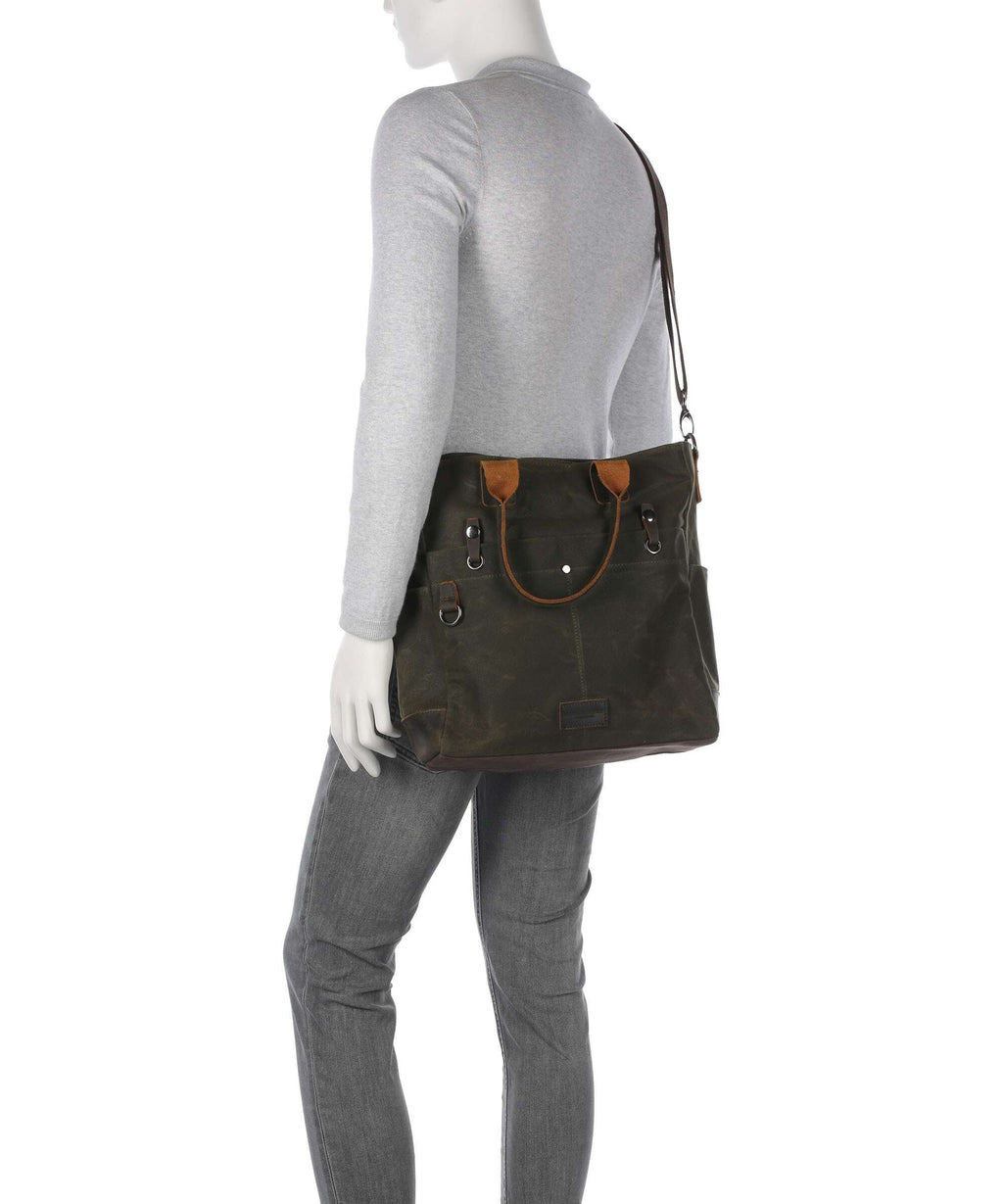 Jack Kinsky Dakar 7 Tote bag oliv