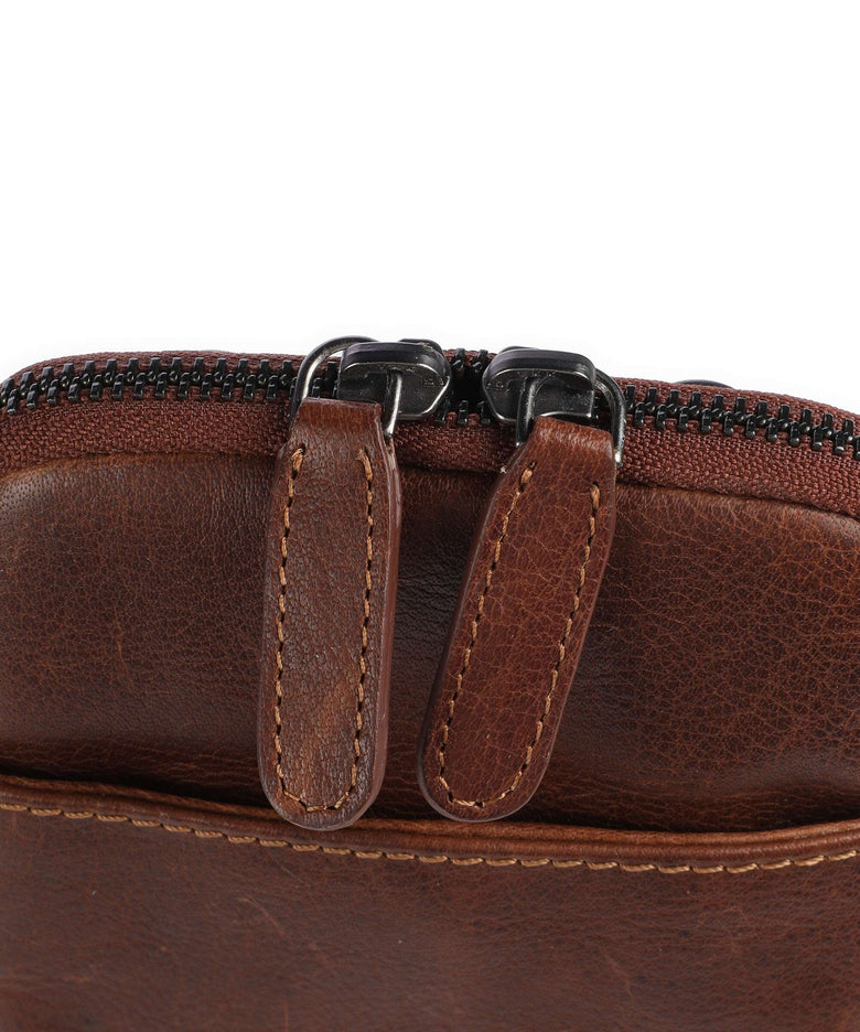 Jack Kinsky Porto 10 Phone bag cognac