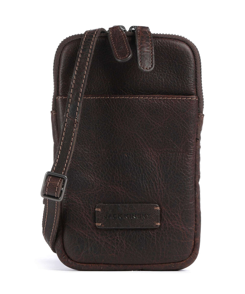 Jack Kinsky Porto 10 Phone bag mokka