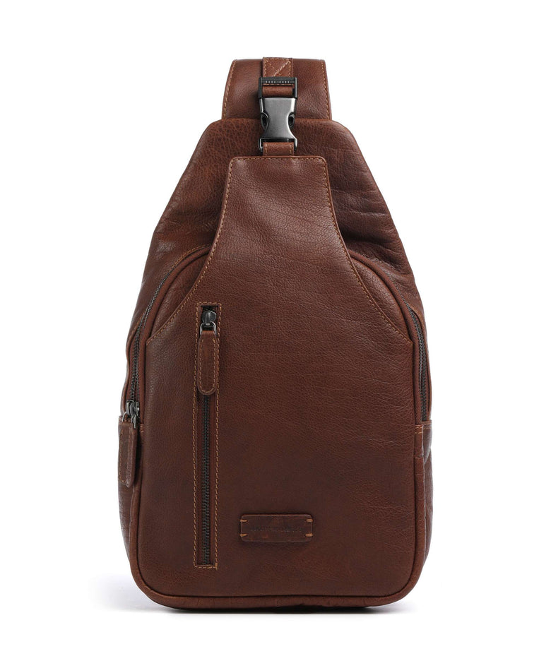 Jack Kinsky Porto 12 Sling bag cognac